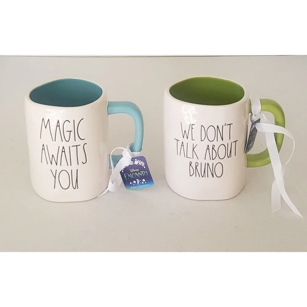 RAE DUNN DISNEY Encanto Maribel Magic Awaits You/We Don't Talk About Bruno Mugs - Picture 2 of 15